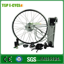 Kit complet de conversion de moteur de roue de vélo électrique pour vélo électrique 36V 350W avec batterie
